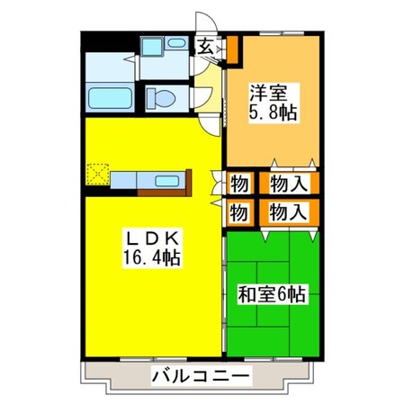 レピエスヌーヴの物件間取画像